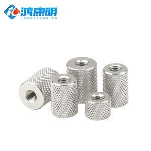 Tuerca moleteada Hongkangming M3-M10 de acero inoxidable métrica, mecanizada por CNC, Grado A, para soporte de conexión - Product Image 1