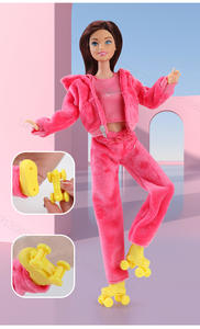 2024新品6: 30 cm人形服ベルベットカジュアルスポーツウェアカップル人形セットおもちゃDIY子供用ギフトアクセサリー外国貿易 - Product Image 3