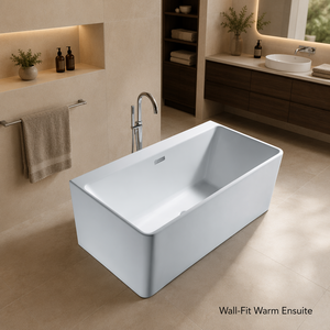 <span class=keywords><strong>Vasca</strong></span> da Bagno Rettangolare Autoportante in Acrilico per Hotel e Casa, 1600x850x580mm, Profonda per Immersione - Product Image 2