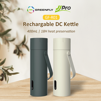 JJPRO/GREENFLY Hervidor de Viaje Portátil Recargable para Camping y Montañismo, de 0 a 100 grados, Sin Necesidad de Carga