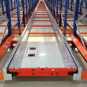 Protections anti-collision renforcées pour colonnes verticales, cadre <span class=keywords><strong>de</strong></span> rail multi-couches pour rayonnages industriels à navette radio - Product Image 5