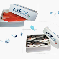 Conteneur de transport en PP ondulé pour fruits de mer, caisse en plastique Corflute pour crevettes, boîte de stockage logistique, emballages pour poissons congelés