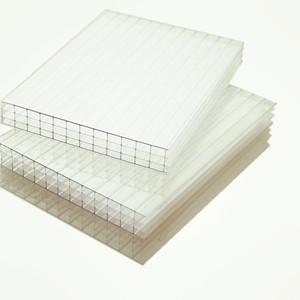 Feuilles de toit en plastique ondulé transparent de 6mm, feuille creuse en <span class=keywords><strong>Polycarbonate</strong></span> de couleur verte - Product Image 4