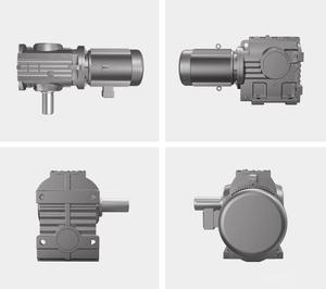 S57 0.75KW Factory Custom Helical-<b>Worm</b> <b>Gear</b> Units Helical <b>Worm</b> Gearbox for Machinery Industry - Product Image 4