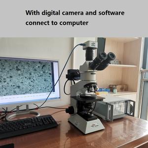 BOSHIDA <span class=keywords><strong>microscope</strong></span> métallurgique polarisé à champ lumineux BD-200 avec écran <span class=keywords><strong>LCD</strong></span> et caméra - Product Image 4