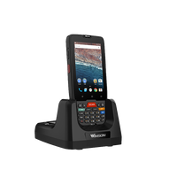 Scanner de code à barres portable 1D/2D supermarché lecteur PDA QR PDF417 2.4G lecteur de Code sans fil