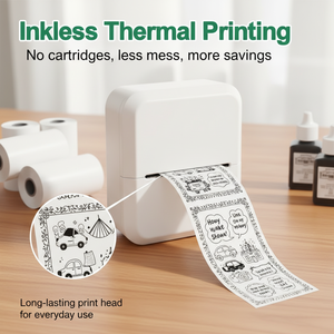 Etichettatrice Marklife S2 Mini Senza Inchiostro per Foto e Disegni, Impermeabile e Resistente all'Olio, Stampa Continua di Etichette Senza Spazi - Product Image 4