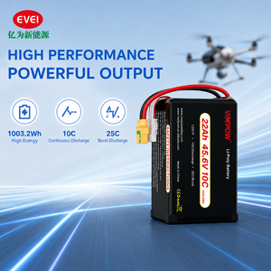 Batterie de drone en gros 22Ah 45.6V 10C à sortie stable, pack de batteries Li-ion pour l'enseignement professionnel et l'éducation des créateurs de drones - Product Image 1