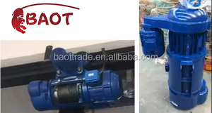 CD1 katrol listrik 1 Ton alat pengangkat tali kawat kapasitas untuk penggunaan industri - Product Image 5