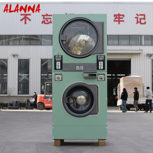 <span class=keywords><strong>Lavadora</strong></span> y Secadora Comercial Apilable ALANNA de 12-25 kg, de Acero Inoxidable, Operada con Monedas, para Hoteles y Lavanderías - Product Image 5