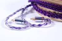Câble HiFi de mise à niveau de câble audiophile plaqué or Plus OCC plaqué argent avec 2PIN détachable 2.5mm 3.5mm4.4mm