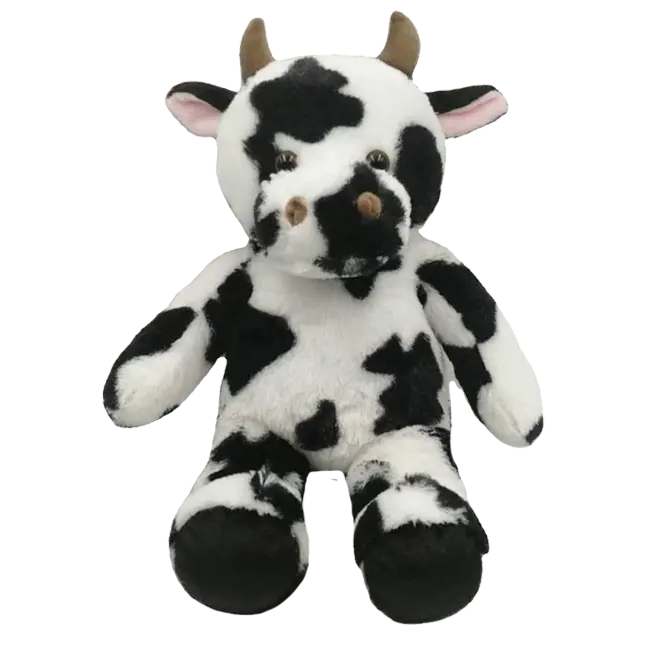 Wholesale Custom plush stuffed toys baby OEM/ODM Lovely farm animals soft stuffed soft toy cow plush toy for kids