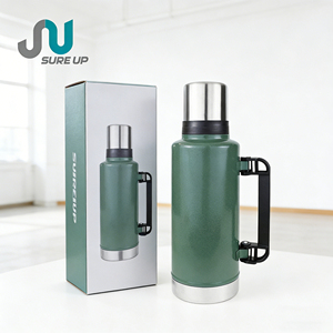 Termo Grande de 2L, Antiderrames 360°, de Acero Inoxidable, con Tapa Giratoria, para Regalos Empresariales, Sets de Regalo Corporativos, Paquete Personalizado - Product Image 1