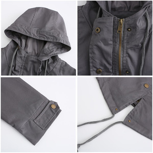 Mistral leggero da <span class=keywords><strong>donna</strong></span> <span class=keywords><strong>giacca</strong></span> da esterno Trench <span class=keywords><strong>giacca</strong></span> a vento antivento <span class=keywords><strong>in</strong></span> <span class=keywords><strong>cotone</strong></span> materiale Chaquetas De Mujer - Product Image 6