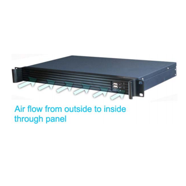 1U Most Compact Rackmount / Desktop Chassis Depth 9.84" Only for MINI ITX EKI-N125