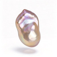 Perles baroques d'eau douce naturelles de qualité AAAA, 12-22 mm+, blanches, multicolores, violettes, grandes, irrégulières, sans trou, pour la fabrication de bijoux