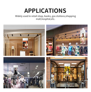 אנדרואיד או x86 <span class=keywords><strong>OS</strong></span> וידאו מדיה נגן ultra דק חלון תצוגת תליית כפול צד דיגיטלי שילוט עבור חנות - Product Image 6