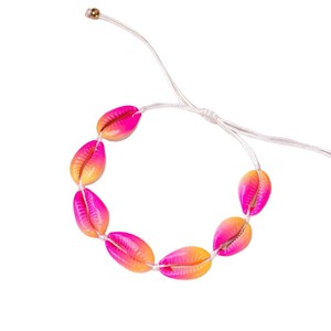 Colorful Imitation Seashell Choker Necklace Mixed Color Woven Party Jewelry Unisex Short Neck Collar Chain - Product Image 5