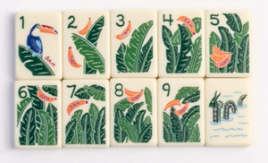 En stock : Tuiles <span class=keywords><strong>de</strong></span> Mahjong américaines en acrylique, monocouche, blanches, peintes <span class=keywords><strong>à</strong></span> la main et gravées, pour jeux <span class=keywords><strong>de</strong></span> <span class=keywords><strong>cartes</strong></span> et d'échecs, <span class=keywords><strong>4</strong></span> <span class=keywords><strong>joueurs</strong></span> - Product Image 2