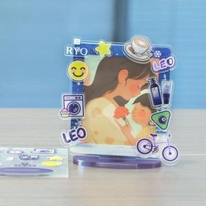 Soporte de exhibición de figura de dibujos animados acrílico personalizado directamente de fábrica Anime <span class=keywords><strong>Fugure</strong></span> personalizado - Product Image 4