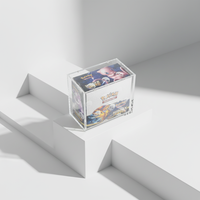 Boîte de protection en acrylique pour boîte de booster Elite Trainer Box (ETB) avec couvercle magnétique personnalisé