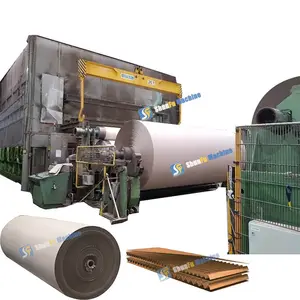 PLC 40 ton per day corrugated kraft paper roll making machine manufacturers from China