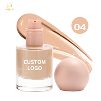 Haute qualité 24h Fond de teint végétalien longue durée à couverture complète Maquillage Poudres liquides mates de marque privée Cosmétiques de haute qualité