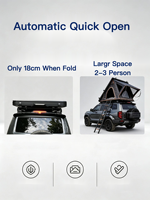 Tente de toit rigide en aluminium pour SUV, imperméable, pour aventure tout-terrain, vente en gros, modèle 2026, Australie