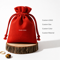 Pochette en coton de haute qualité avec cordon de serrage pour bijoux, emballage cadeau, couleur personnalisée, logo, emballage de colis