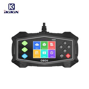 أداة تشخيص السيارات V529 جهاز تحليل المحرك 12 فولت OBD2 اختبار البطارية مع أدوات فحص شاشة TFT - Product Image 1