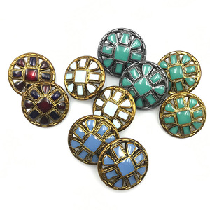 Biểu Tượng Tùy Chỉnh May Kim Loại Áo Blazer Thời Trang Kim Loại Chân Nút Cho Quần Áo - Product Image 3