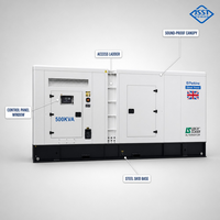 Groupe électrogène diesel silencieux JSST 10KVA-35KVA avec ATS, refroidissement par eau, démarrage automatique, armoire de commande pour usage industriel et commercial