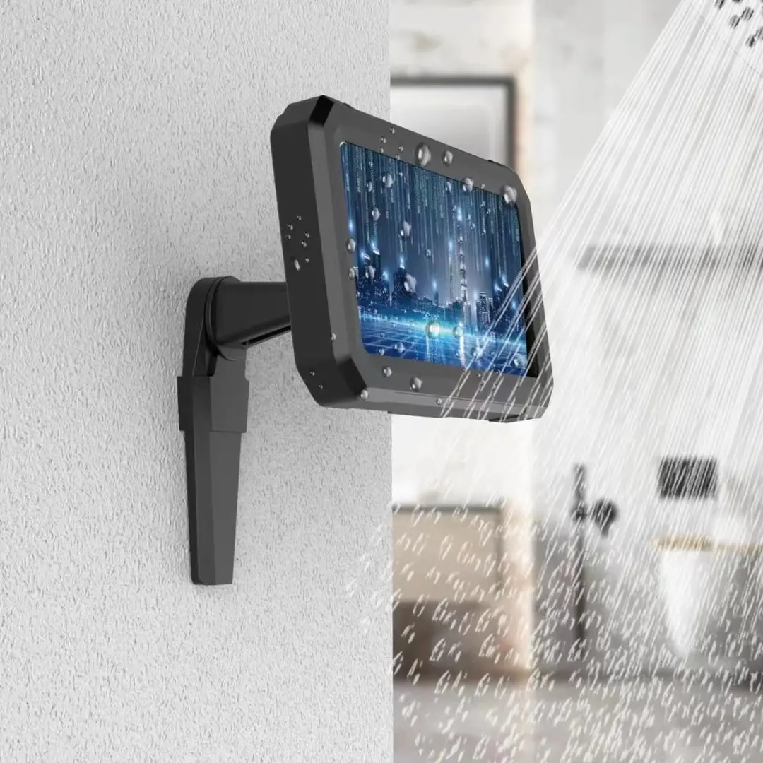 Étui de téléphone de douche Durable avec sensibilité tactile support de douche de téléphone mural