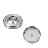 Distributeur de coton hydrophile chirurgical en acier inoxydable avec couvercle, conteneur à coton de haute qualité pour usage hospitalier DE 2690