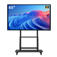 Pizarra Interactiva 4K UHD de 65/75/86 Pulgadas con Pantalla Multitáctil, Equipo Escolar Digital Inteligente Integrado, Precio de Fábrica R&E