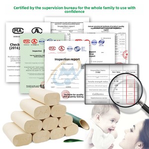 Fubainian chính hãng thân thiện với môi mềm giấy vệ sinh tre bột giấy coreless Jumbo CuộN <span class=keywords><strong>42</strong></span> đếm Kinh Tế gói mô Made Trung Quốc - Product Image 2