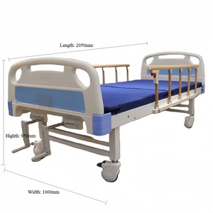 Cama Médica Manual <span class=keywords><strong>de</strong></span> Doble Manivela con ABS, Cama <span class=keywords><strong>de</strong></span> Hospital <span class=keywords><strong>de</strong></span> Dos Funciones para Cuidado en el Hogar <span class=keywords><strong>de</strong></span> Ancianos, Enfermerí<span class=keywords><strong>a</strong></span> <span class=keywords><strong>de</strong></span> Pacientes Hospitalarios - Product Image 3