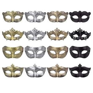 ชุดหน้ากากครึ่งหน้าพลาสติกสไตล์เรโทรสำหรับงานปาร์ตี้ฮาโลวีน ขายดีข้ามประเทศ เหมาะสำหรับใช้ในบาร์ - Product Image 6