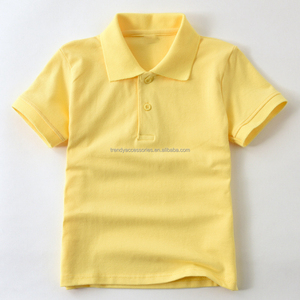 高品質カスタム子供用ポロシャツ卸売コットン刺繍ロゴゴルフTシャツ子供用スクールトップユニフォーム - Product Image 3