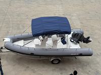 Nouveau modèle RIB 760 coque rigide en fibre de verre bateau à rames de pêche gonflable à vendre