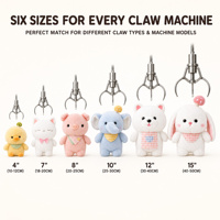 Peluches lapin pour machine à grue, jouets en peluche doux et mignons, animaux en peluche pour machine à griffes