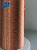 Cable Litz Autoadhesivo de 0.085mmX4, Cobre Esmaltado Sólido, Voltaje Nominal de 2600V, Clase Térmica 155/180 para Transformadores Inalámbricos