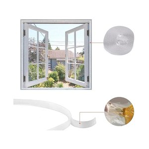 * OUTLET * Mosquitera Autoadhesiva Blanca para Ventanas con Cinta de Velcro, Tamaño 150x220cm-Hogar y Jardín/Artículos PARA EL Hogar - Product Image 2
