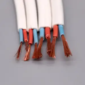 Domestic flexible cable pure copper 2-core 1/1.5/2.5/4/6mm rvvb flat power cord sheathed cable