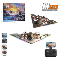 Avión de Acrobacias de Espuma RC 2.4G, Planeador de Control Remoto con Luz LED, Cámara UHD 8K, 6 Canales, Juguete Volador para Niños