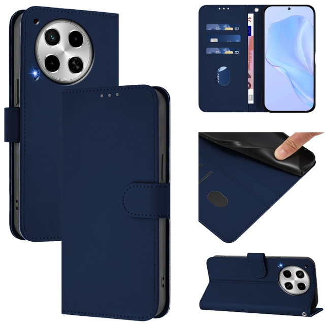 Luxury TPU+PU Flip Cover for Motorola Camon40 Shockproof Kickstand Wallet Holder Phone Case with Lanyard for Honor Magic 8 Pro