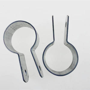 Collier de serrage rond en acier galvanisé de haute qualité pour tuyaux de serres agricoles - Connexion fixe super résistante - Product Image 5