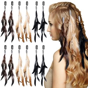 ผมต่อสีพรีเมี่ยมชุดคอสเพลย์ฮาโลวีนสำหรับสตรีอุปกรณ์ต่อผมชาวอินเดีย - Product Image 1