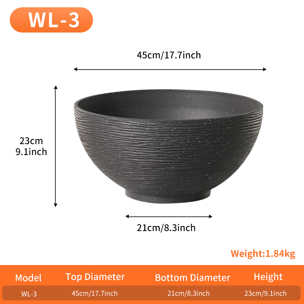 Black 17.7 inch