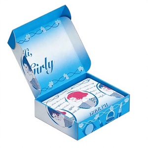 Boîtes d'expédition en carton ondulé personnalisées avec logo imprimé à l'intérieur pour emballages de cosmétiques de luxe - Product Image 2